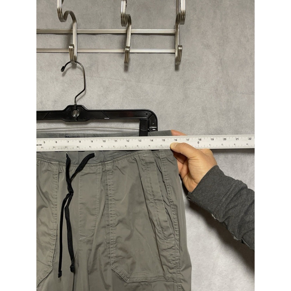 Abercrombie Fitch Pants Men L Green Jogger Pull On Stretch Lightweight 31x29 - Picture 3 of 10